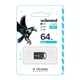USB флеш-накопичувач Wibrand 64gb Hawk Чорний - изображение 2