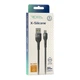 Кабель USB Ridea RC-XS51 X-Silicone Lightning 12W 2m Чорний - изображение 1
