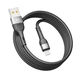 Кабель USB Ridea RC-XS51 X-Silicone Lightning 12W 2m Чорний - изображение 2