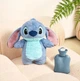 М’яка іграшка-грілка Стіч, Stitch. Плюшева іграшка з термопляшкою. 33 см - зображення 1