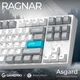 Клавіатура бездротова GamePro Asgard Ragnar Keychron Super Red Switch White (MK285WH) - зображення 5
