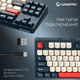 Клавиатура механическая с подсветкой GamePro Asgard Ragnar комбинированное подключение 4000 мАг 87 клавиш Blue (MK285BL) - изображение 4