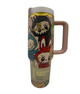 Термос термокружка Stanley Quencher H2.0 Tumbler 1,18 л из нержавеющей стали Crazy Bunny Edition KT7001946 - изображение 3