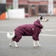 Одежда Noble Pet Travis Grayish Red - комбинезон для собак 4XL (T4124/4XL) - изображение 6