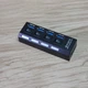 USB 3.0 Hub на 4 порти з вимикачами для кожного та світловою індикацією Grand 1TB до 5 Гбіт/с - зображення 10