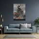 Постер Бог войны, Кратос и сын, сражение с гигантом, God Of War, GoW, A2 60×43 см (id3014) - изображение 5