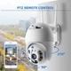 Камера зовнішня вулична поворотна CAMERA CAD N3 APP WIFI IP 2.0mp біла (9206) - зображення 3