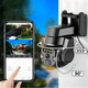Камера наружная поворотная уличная WIFI OUTDOOR Q-812 FULL-HD 5Mp Черная (9292) - зображення 4