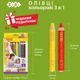 Карандаши цветные 3 в 1 ZiBi Baby Line Super Jumbo с точилкой в комплекте 6 цветов (ZB.2453) - изображение 4