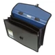 Портфель пластиковый на 3 отделения Buromax А4 замок синий (BM.3734-02) - изображение 2