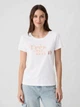 Футболка женская GAP Favorite Graphic 50012461 S Белая (4826241296666) - изображение 4