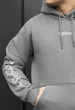 Мужской Худи Staff светоотражающий с шипами на флисе спортивный Staff spikes reflective fleece L (373170) - изображение 3