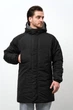 Мужская Зимняя Куртка Парка Удлиненная Теплая Черная Without Snowman L/XL (372940) - изображение 3