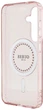 Панель Guess Rhinestones Printed Classic Logo MagSafe для Samsung Galaxy S25 Pink (3666339449544) - зображення 6