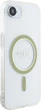 Etui plecki Guess IML Glitter Circle MagSafe do Apple iPhone 16e Transparent (GUHMPSE4HFGERET) - obraz 3