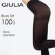 Теплі колготки з мікрофібри Giulia BLUES 3D 100 (2) Black-nero, жіночі колготи, м’які, зимові - зображення 1