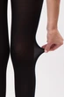 Теплі колготки з мікрофібри Giulia BLUES 3D 100 (2) Black-nero, жіночі колготи, м’які, зимові - зображення 6