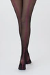 Колготки с ярким декоративным швом Giulia DAZZLE 40 (1) 2 Black-nero, капроновые, с имитацией шва, элегантные - изображение 4