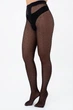 Женские колготки в горошек Giulia AMALIA 20 (1) 4 Black-nero, тонкі колготки, еластичні, модні колготи - зображення 2