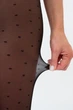Женские колготки в горошек Giulia AMALIA 20 (1) 4 Black-nero, тонкі колготки, еластичні, модні колготи - зображення 4