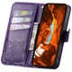 Чохол UniCase Butterfly Pattern для ZTE Blade A76 - Dark Purple - зображення 2