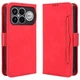 Чехол Deexe Wallet Stand для Xiaomi Poco F8 Ultra - Red - изображение 1