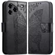 Чохол UniCase Butterfly Pattern для ZTE Blade A76 - Black - зображення 1