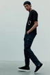 Футболка H&M Loose Fit чорний 1227157024 L - зображення 4