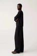 Штани джогери Pull & Bear Wide Fit чорний 3680/529/800 XL - изображение 3