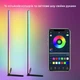 Кутова підлогова лампа-торшер з RGB підсвічуванням Auplf Black (R4392130820250) - зображення 2