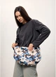 Жіноча сумка Sambag HOBO Dolly з принтом «Blue Flowers» стильна повсякденна сумочка 51908 - зображення 4