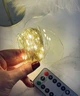 Гирлянда нить Роса 200 LED 20м USB, теплый белый + пульт 8 режимов светодиодная (R200) - изображение 2