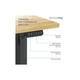 Комп'ютерний стіл OfficePro ODE1470LWW Light Wood/White (ODE1470LWW) - зображення 6