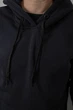 Худи мужской на флисе однотонный чернильный 241R2650 Ager XL - изображение 6