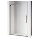 Двері у нішу Walk-In розсувні Koer SR SD07-120×200-L-TR-07 прозоре скло Easy Clean 8мм Графіт (KR5688) - зображення 1