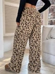 Домашні плюшеві штани з леопардовим принтом — Leopard Cozy. Піжамні штани жіночі.Розмір L - зображення 3