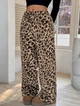 Домашні плюшеві штани з леопардовим принтом — Leopard Cozy. Піжамні штани жіночі.Розмір L - зображення 5