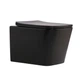 Унитаз подвесной Smart4Life Black 48 см безободковый прямоугольный с сиденьем Soft-close и системой смыва Tornado Qtap Tern Ultra Quite Чёрный матовый - изображение 1