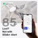 Умный брелок IVANKY "FusionFinder" Apple AirTag для Apple Find My (iOS Only), Bluetooth 5.2, сменная батарейка, 85dB+, IP67, 2 Pack - изображение 4