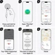 Умный брелок IVANKY "FusionFinder" Apple AirTag для Apple Find My (iOS Only), Bluetooth 5.2, сменная батарейка, 85dB+, IP67, 2 Pack - изображение 6