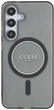 Панель Guess Glitter Circle Classic Logo MagSafe для Samsung Galaxy S25 Black (3666339449759) - зображення 3