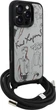 Etui plecki Karl Lagerfeld Crossbody Grained Pattern & Logo do Apple iPhone 16 Pro Grey (KLHCP16LPGGRMPCG) - obraz 3