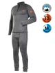 Термобілизна флісова Norfin Winter Line Gray чоловіча (1-й,2-й шар) сіра розмір XXL 3036005-XXL (72677) 3036005-XXL - зображення 1
