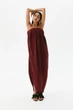Сукня H&M 1295760 бордовий XL - зображення 1