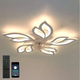 Управляемая светодиодная люстра с вентилятором Esllse FAN ASTRA 3000-6500К 85W+18W 5F-APP-680х120-WHITE/CLEAR - изображение 1