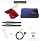 Бездротовий адаптер Fenvi FV-BE8800 ( PCI Express ) 17842 - изображение 3