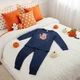 Трикотажная пижама для девочки 110-116 см (4-6Y) Lily&Dan, темно-синий - изображение 3