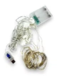 Светодиодная гирлянда штора Copper Wire Flow Lamp USB/Батарейки, теплый свет - изображение 2