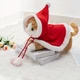 Костюм новогодний Санта для животных Размер M Podarkus DK040-M - изображение 9
