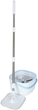 Набір для прибирання KIK Відро з віджимом, швабра та 2 змінні мікрофібри (5903039763166) - зображення 1